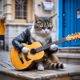 Cat Guitar