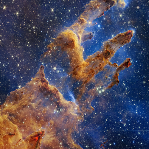 Pillars of Creation (NIRCam Image)