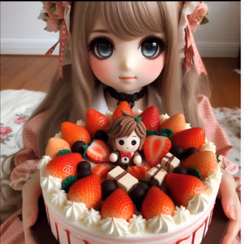 Strawberry cake