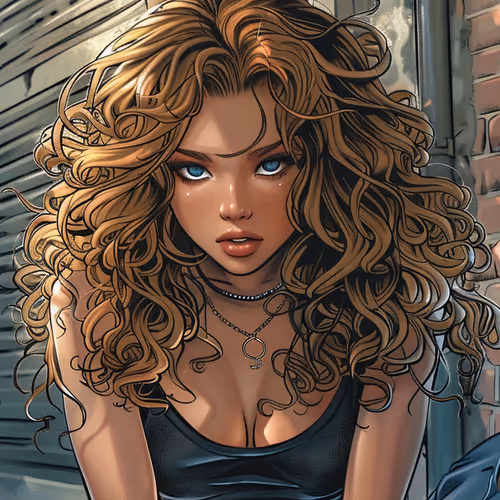 Enjoy girls of comics books