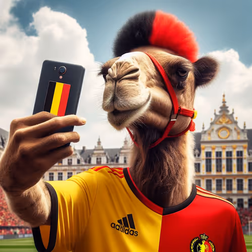 camel selfie