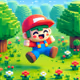 pixel cartoon
