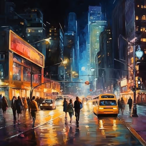 Night Rhythm of the City