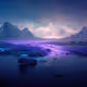 Ethereal Wilderness: Lake's Serene Gaz