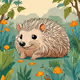 cartoon hedgehog