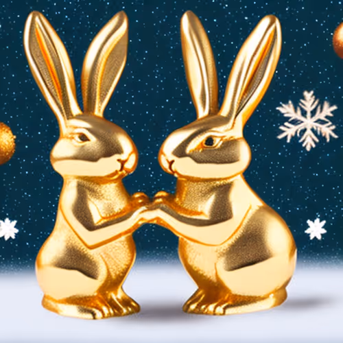 two rabbit