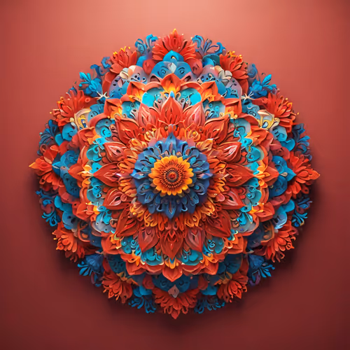 3D MANDALA ART