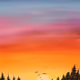 sunset paint