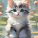 painting cat