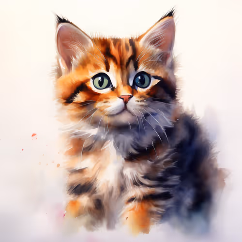 Watercolor Catz