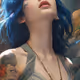 Her tattoos