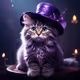 Cat wearing Degen