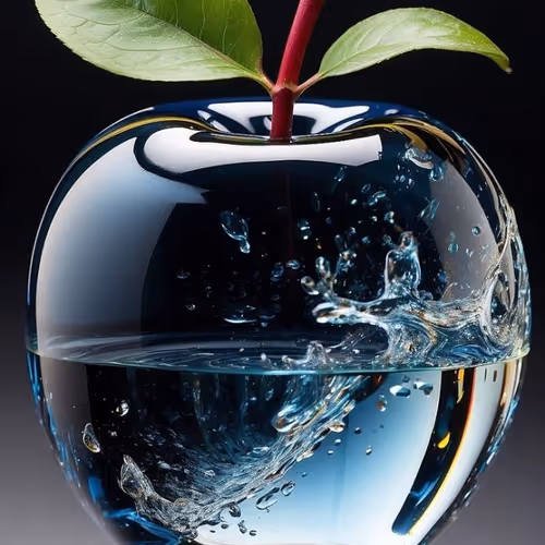 Transparent Apple