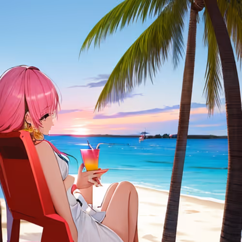 Vacation girl