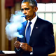 Barack obama smoking a joint