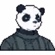 Pixel panda