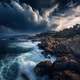 Crashing waves