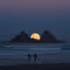 night beach