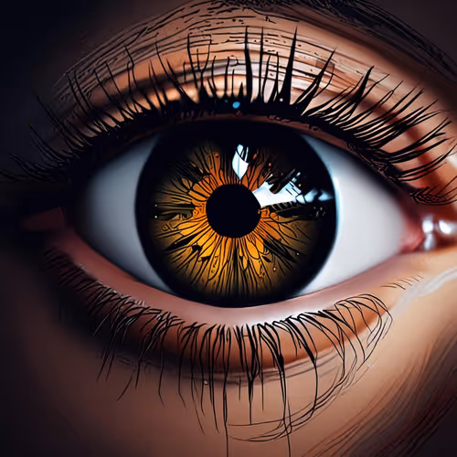 Mysterious beautiful eye