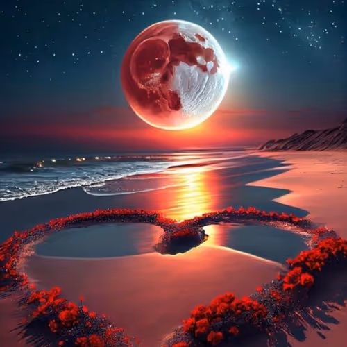 Red moon