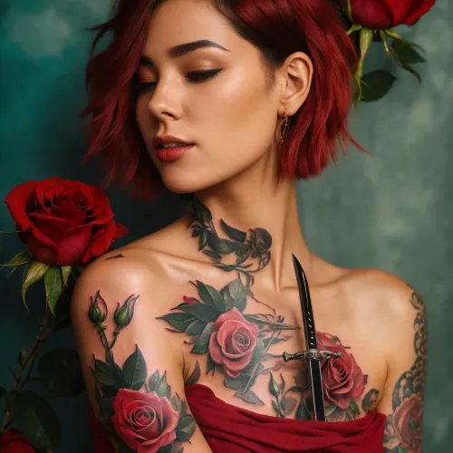 girls with tattoos