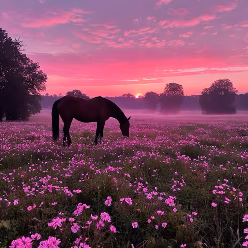 Evening in Pink Hues