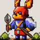 pixel rabbit