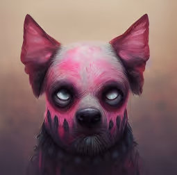 Pink dog