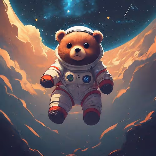 Bear on space