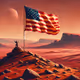 American Flag on Mars