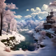 snowing world