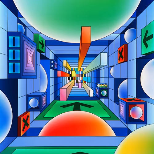 Retro-Futuristic Labyrinth