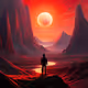 into the sun