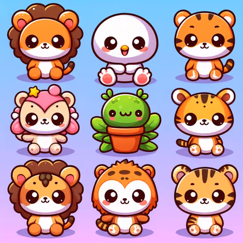 Enchanting Safari Friends