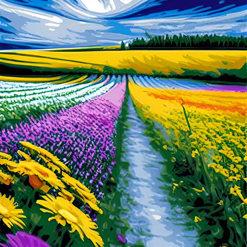 the flowers
