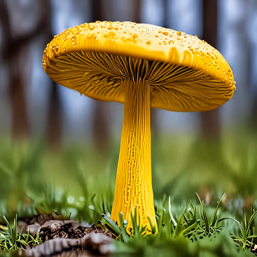 yellow mushroom