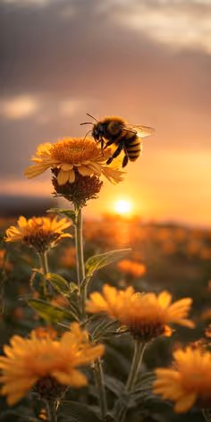 Bee on a Flower