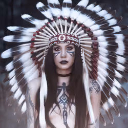 Native American woman zora.co