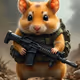 A military hamster