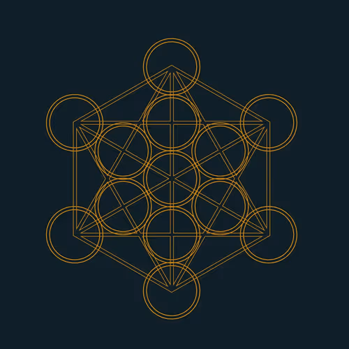 Archangel Metatron's Cube in Sacred Geometry