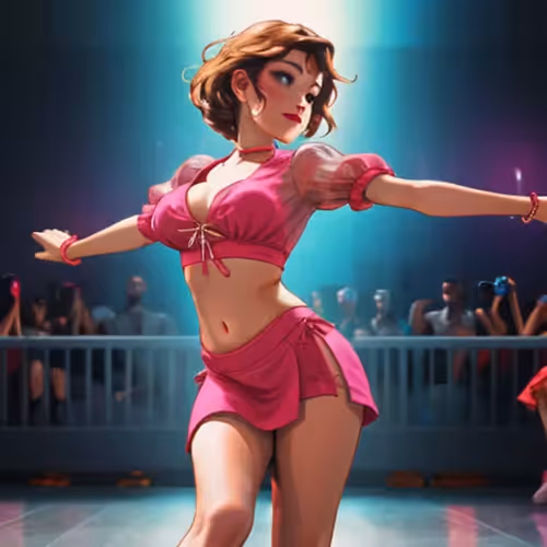 Girl in club