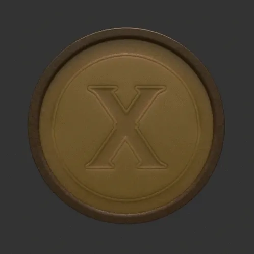 Coin Letter X