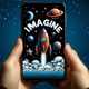 $imagine to the moon