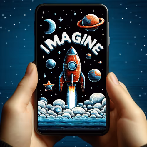 $imagine to the moon
