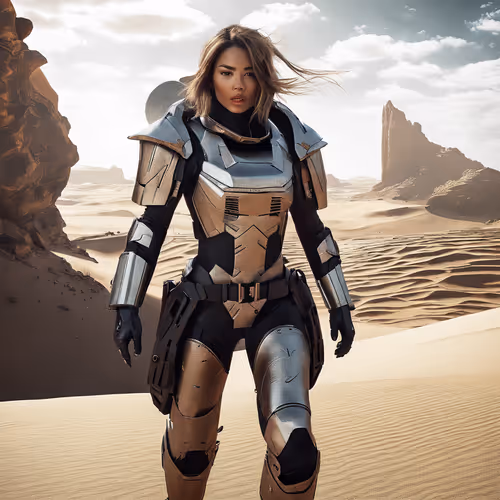 Mars desert female