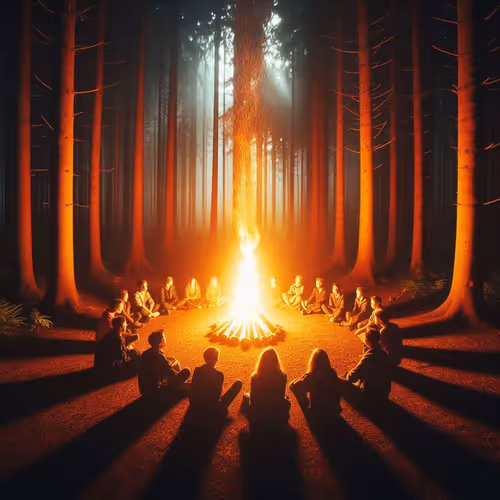 night fire