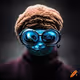 blue glasses