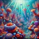 vibrant underwater