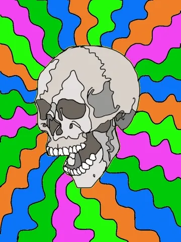 Psychedelic Skulls