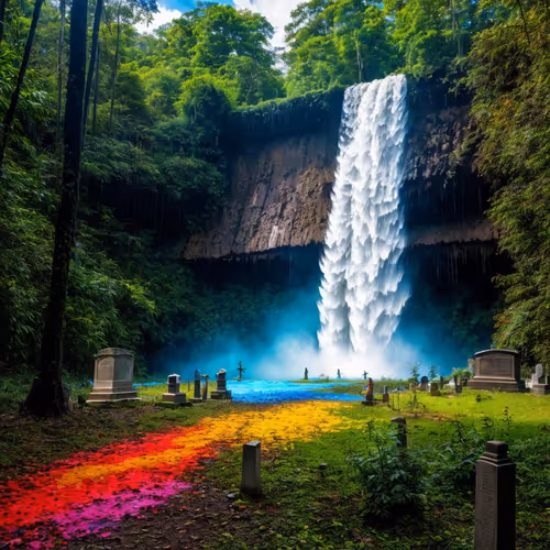 Cemetery in Paradise